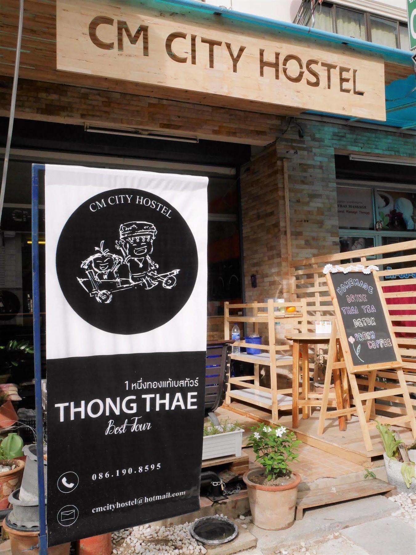 Cm City Hostel Čiang Mai Exteriér fotografie